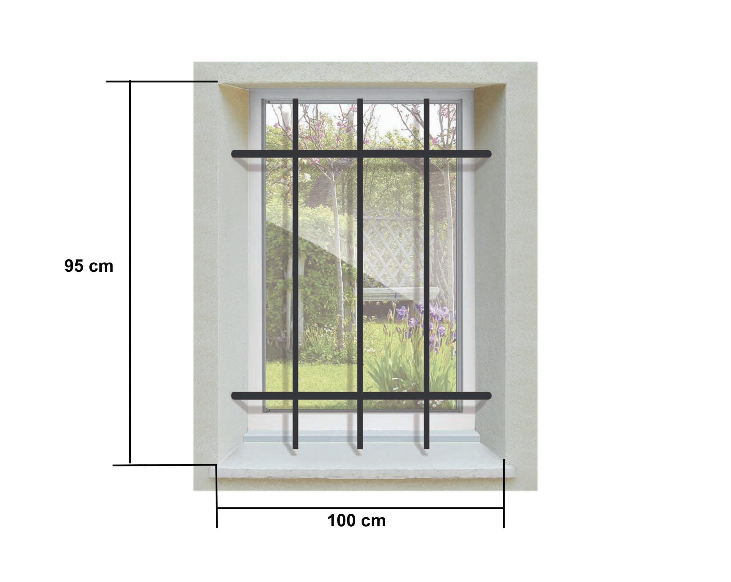 Grille de Defense DISTRI pour Tableau Hauteur 95 cm x Largeur 100 cm – Image 4