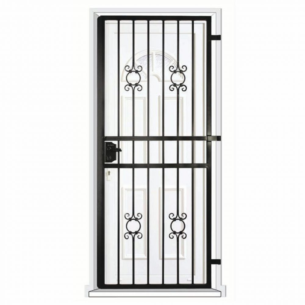 Grille porte Toscane -1 vantail pour encadrure H=220 cm x L=70 cm (côte tableau)