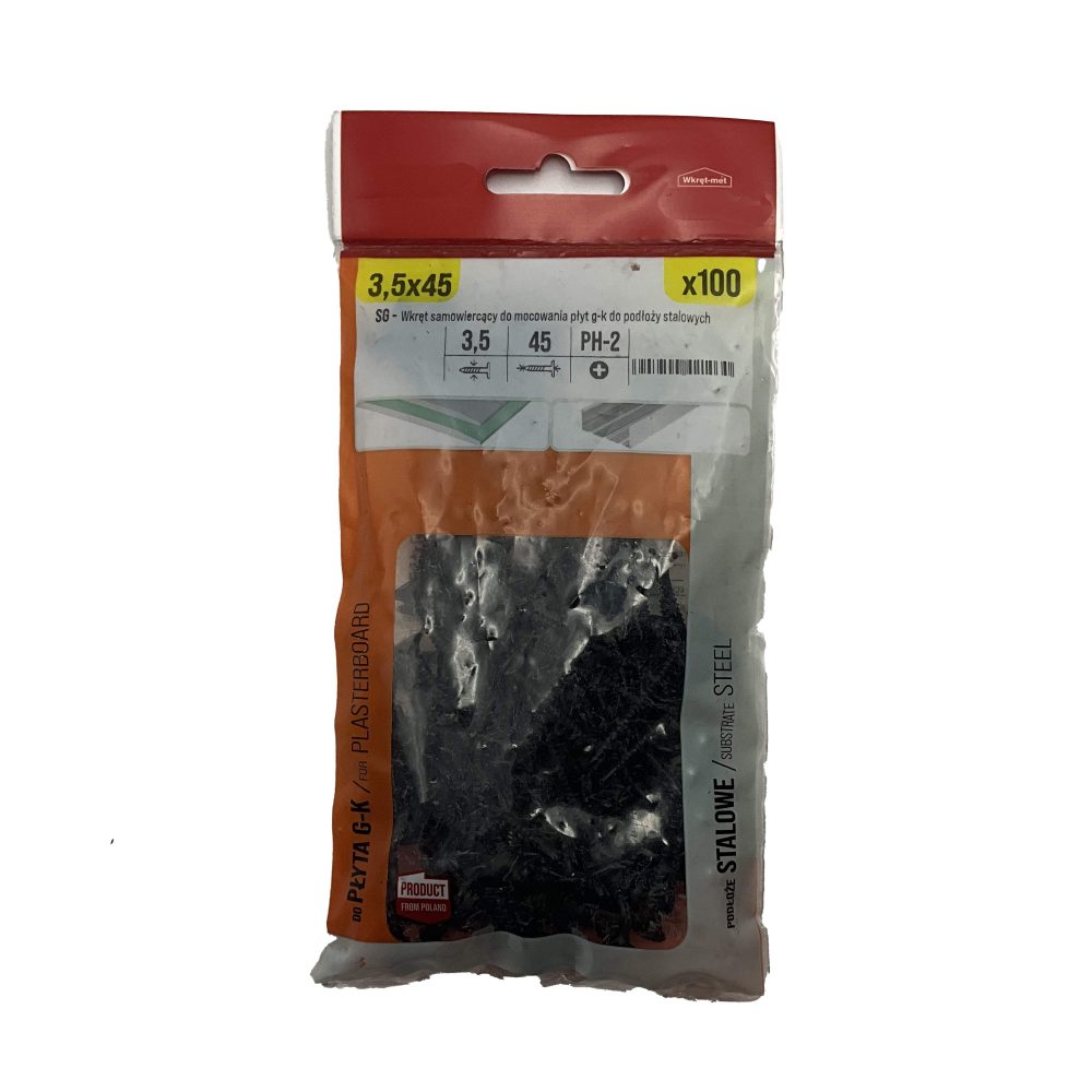 500 Vis platre-acier autoperceuse 3,5x45 mm – Image 4
