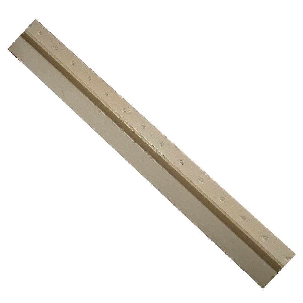 Porte-Solin à Onglet en Galva Laqué Sahara - Pour Joint Mastic - Longueur 2m
