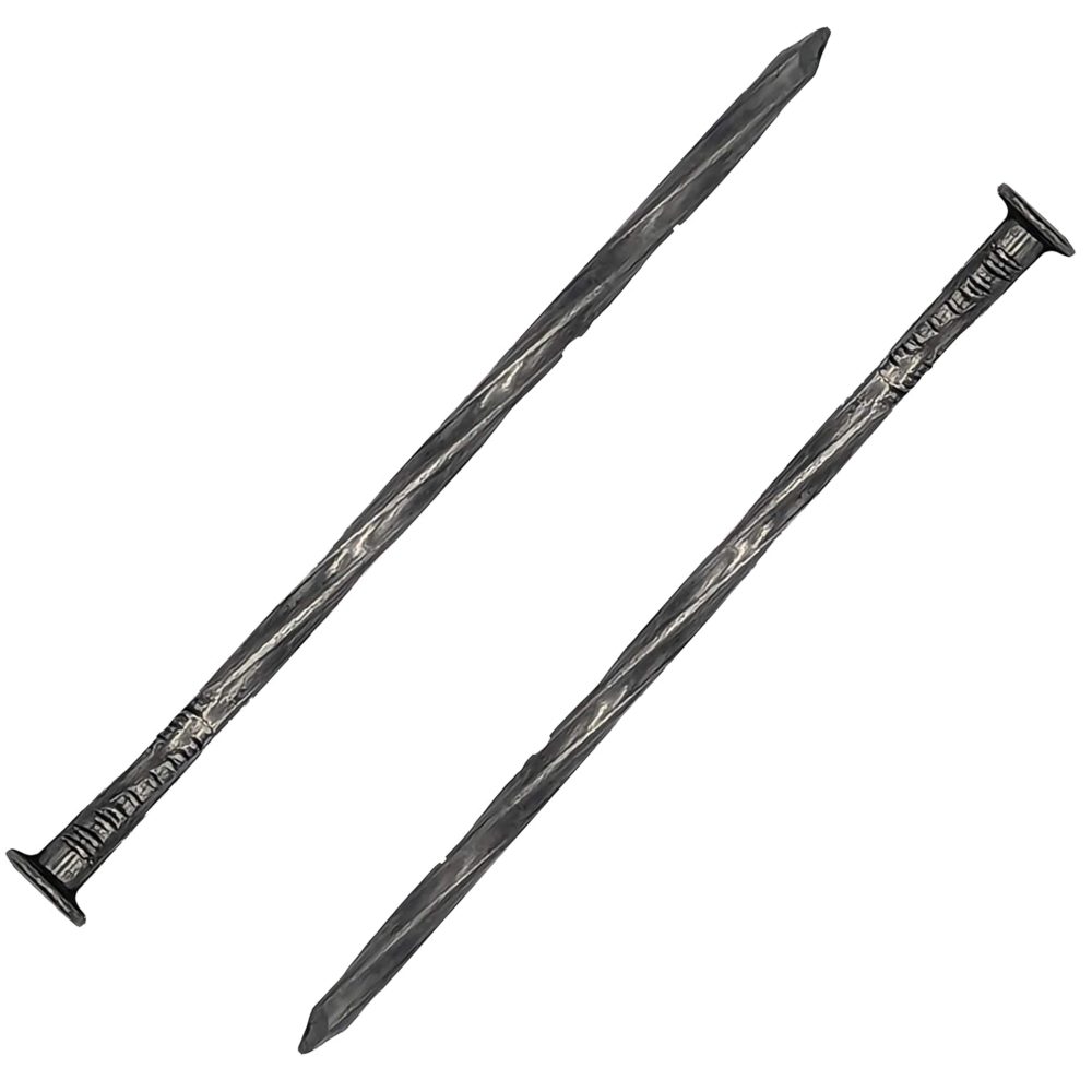 Pointes à Tête Plate Acier Torsadées – 3,7 x 70 mm – Boîte de 5 kg (env. 810 clous) – Norme CE – Haute Résistance à l’Arrachement