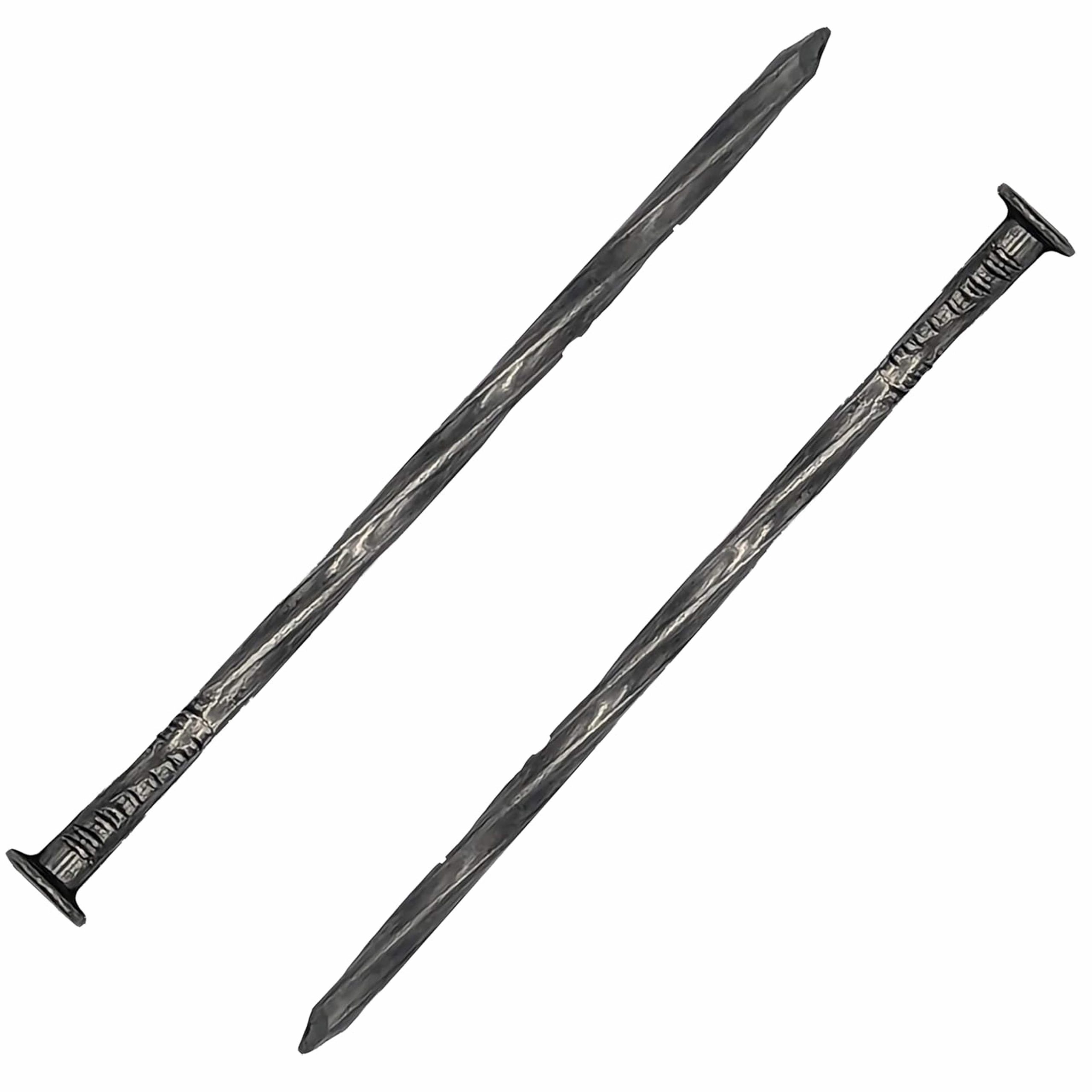 Pointes à Tête Plate Acier Torsadées XL – 5,0 x 125 mm – 5 kg (env. 250 clous) – Fixation de Charpente Haute Résistance – Norme CE