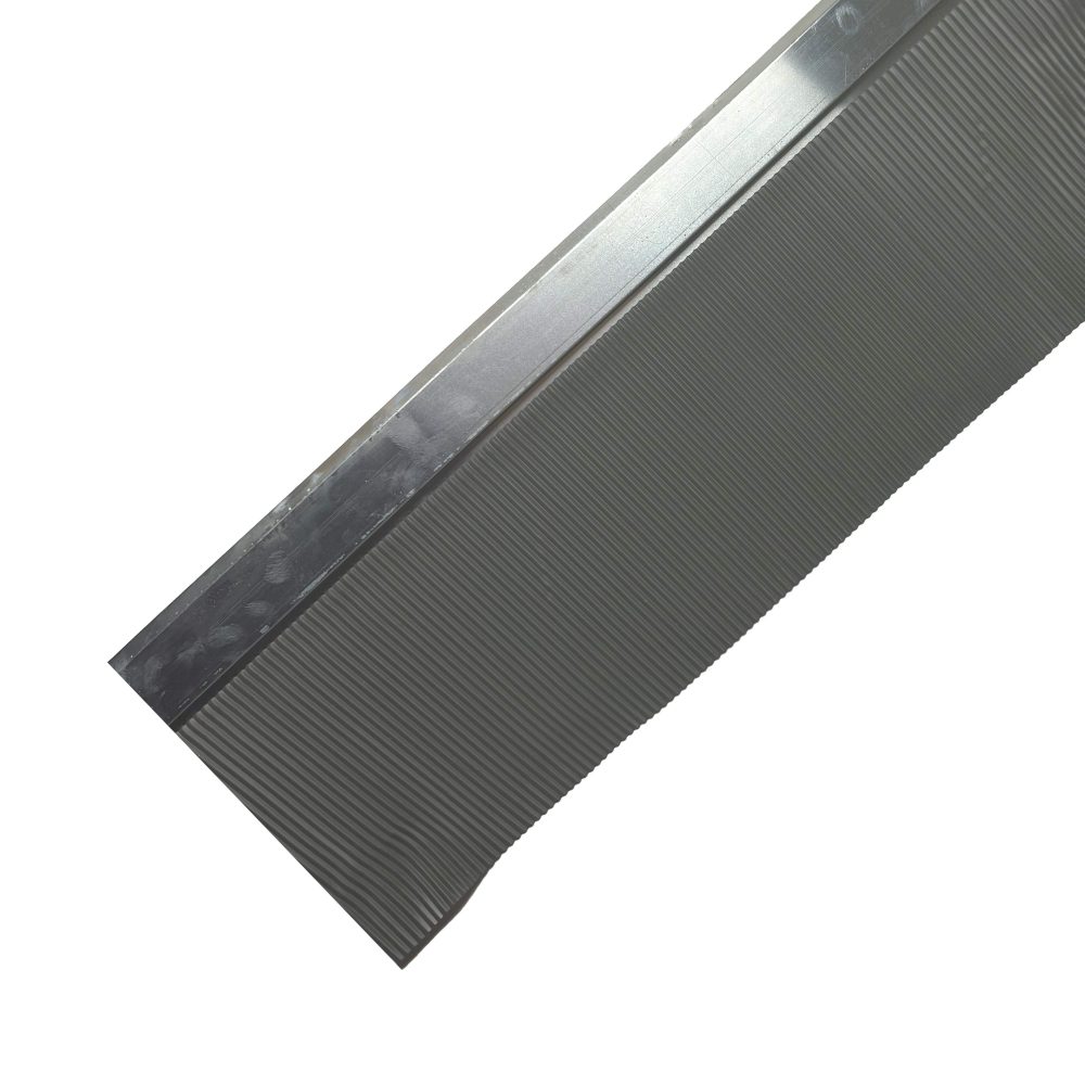 Solin à Bavette Plomb Plissé Naturel - Largeur 170 mm - Porte-Solin Zinc Naturel - Modèle Joint Mastic - Longueur 2m