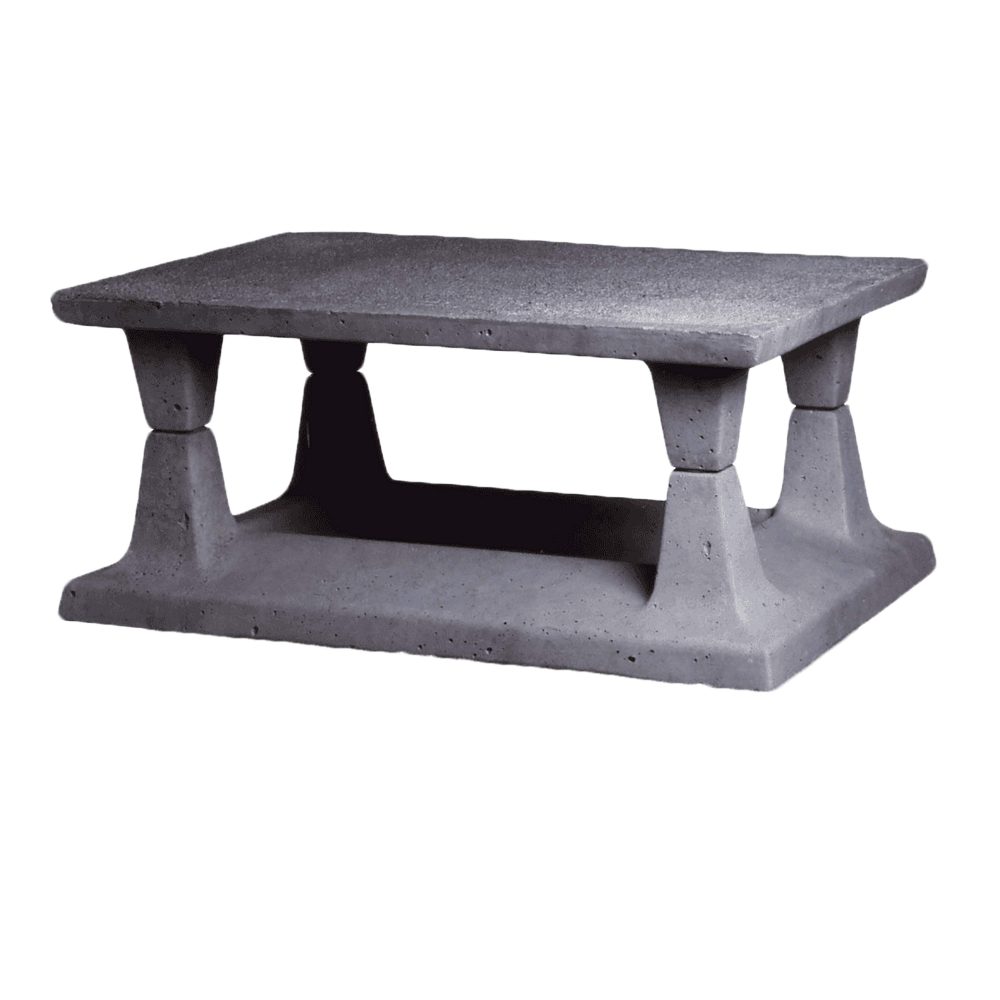 Aspirateur de Cheminée "SEBICO" en Béton Haute Performance pour conduit cote ext. 20 x 20 cm - Couleur gris
