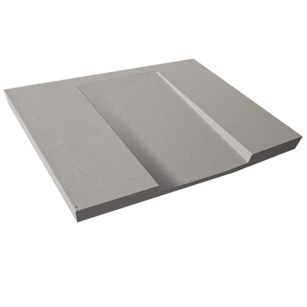 Dalle Béton pour Groupe Extérieur de Climatisation & PAC - Support Professionnel 60 × 100 cm - Conforme DTU 65.16