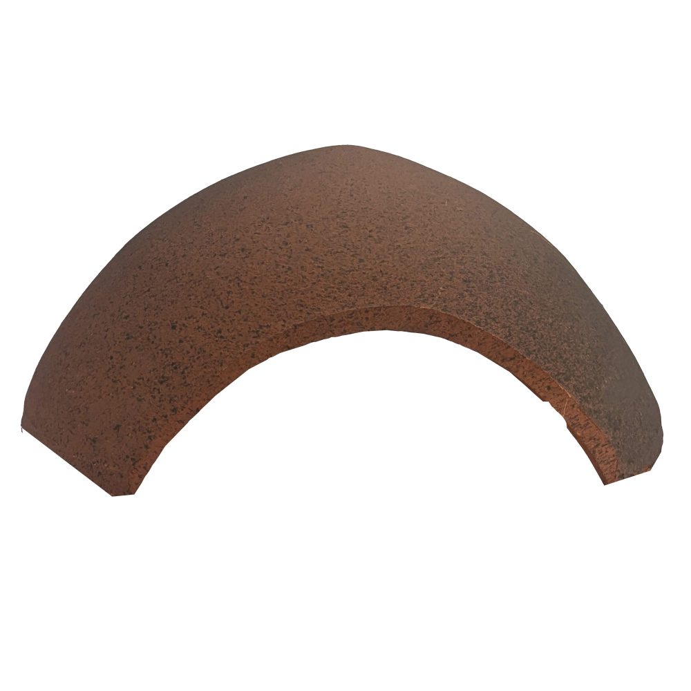 Calotte - Rencontre 3 Directions en Terre Cuite Rouge tacheté noir – Grandes ondes