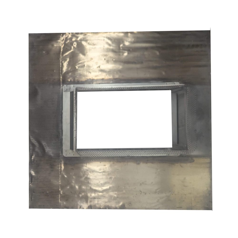 Abergement Cheminée Galva Étanchéité Toiture Tuile & Ardoise - Bavette Plomb Lisse Malléable - Pour boisseau 30 x 50 cm