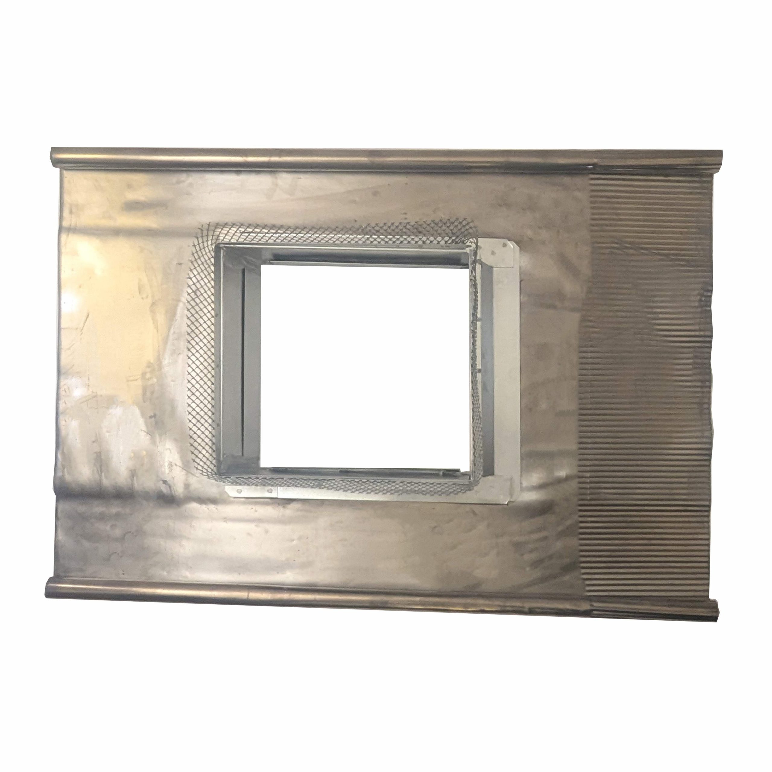 Abergement Cheminée Galva Étanchéité Toiture Tuile & Ardoise - Bavette Plomb Lisse Malléable - Pour boisseau 40 x 40 cm