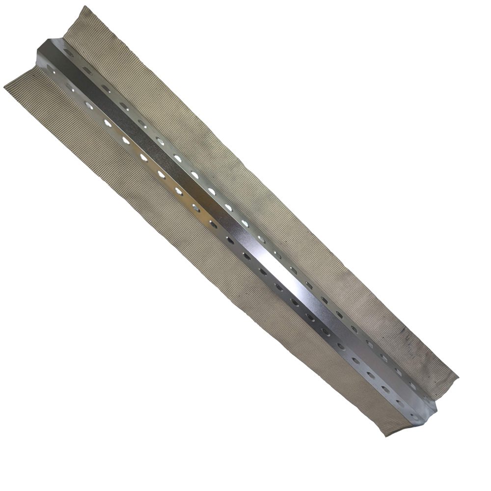 Closoir de Faîtage Rigide Galva-Plomb – Bavette 140 mm Gris-jaunie – Longueur 2 m
