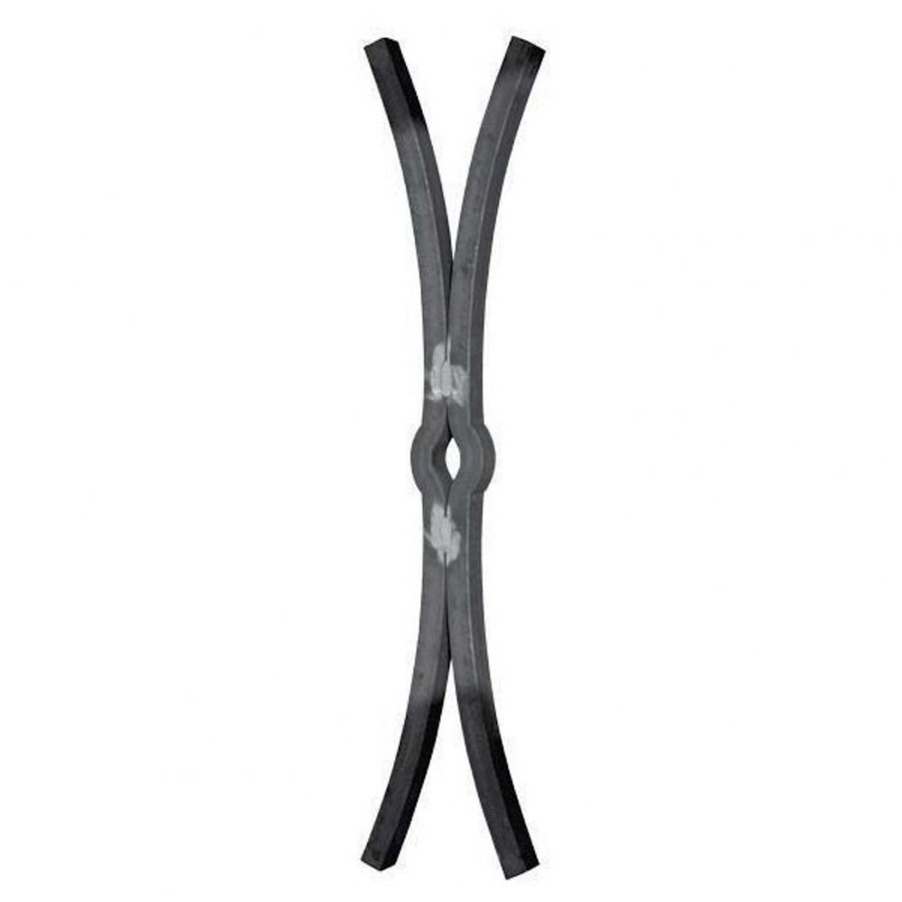 Grande Croix de Tirant Métallique 900x230 mm - Clé de Chaînage Haute Résistance - Acier Forgé Carré 30 mm