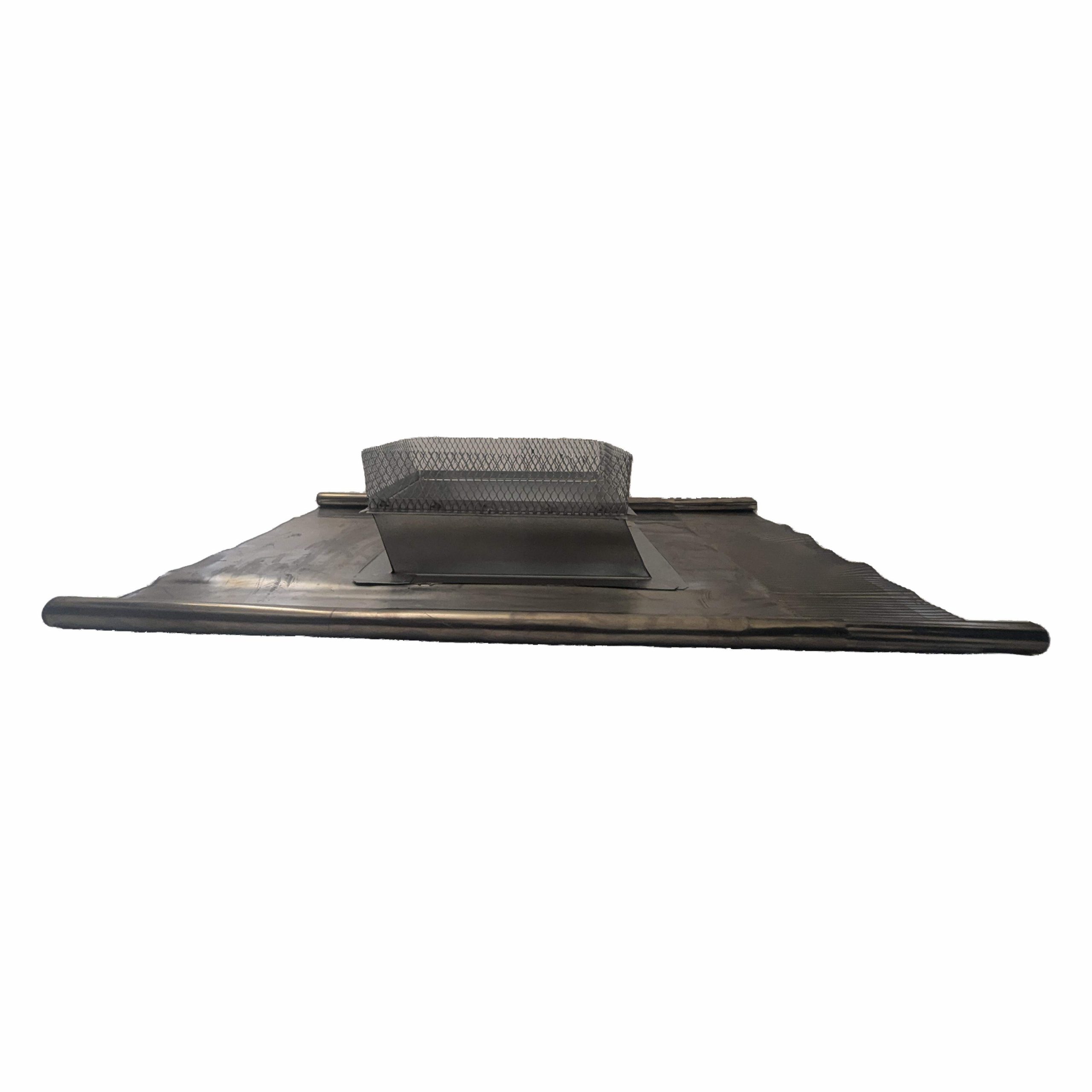 Abergement Cheminée Galva Étanchéité Toiture Tuile & Ardoise - Bavette Plomb Lisse Malléable - Pour boisseau 40 x 40 cm – Image 4